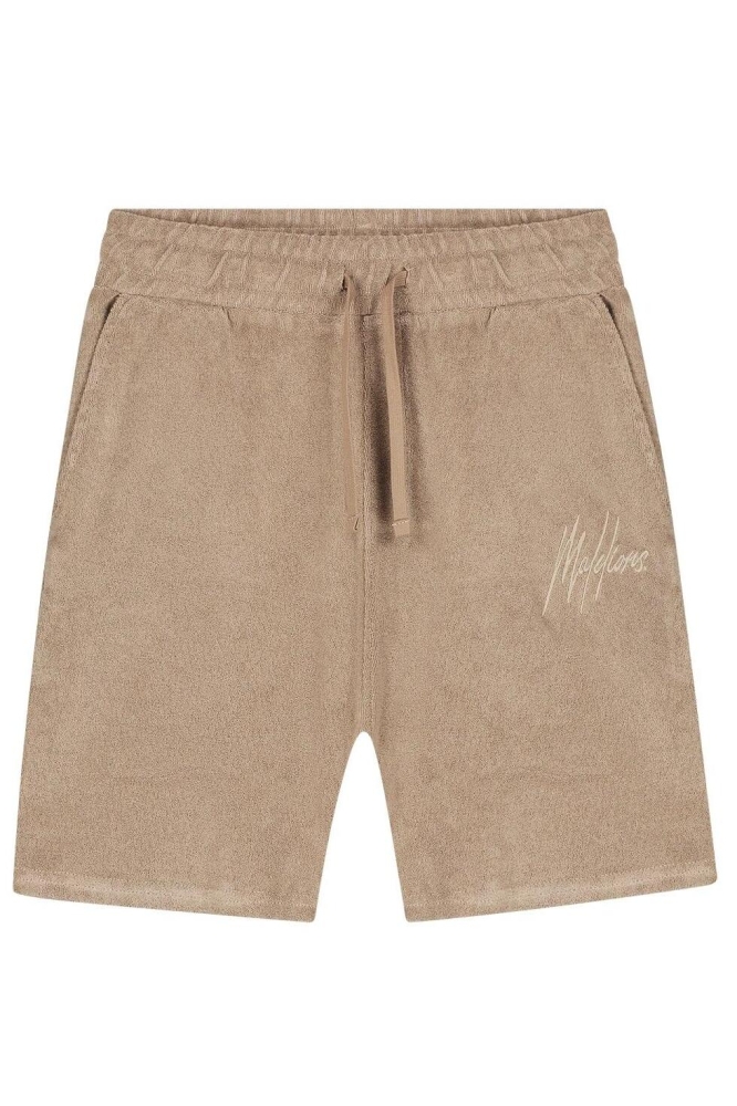MEN SIGNATURE TOWELLING SHORTS MM3 SS25 26 336 TAUPE